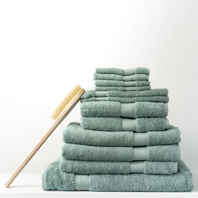 Bo Weevil Towels - mineral green - Image 3