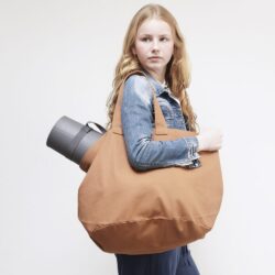 Alternative view of Bo Weevil Beach bag - camel - heavy canvas -  60x38cm - 911088