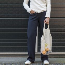 Alternative view of Bo Weevil Net bag with short handles - natural white - 901000