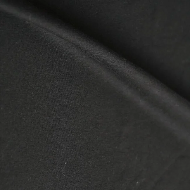 Bo Weevil Single jersey 40/1 - black - GOTS- 707002