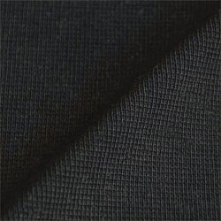 Bo Weevil Wrist fabric 1x1 100 % cotton - black - GOTS - 716002