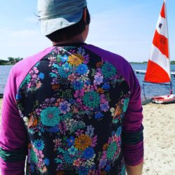 Alternative view of Hazeltjes Magic Bird Blue,  organic jersey