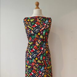 Alternative view of Hazeltjes Everything Christmas ditsy toss organic jersey